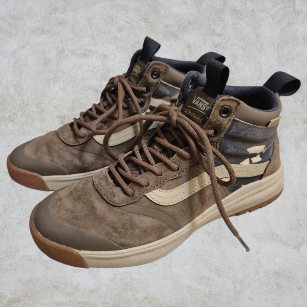 Vans UltraRange Hi DL MTE Dark Earth Nomad Camo VN0A4BU5TYG Unisex, Sz 6.5M - 8W